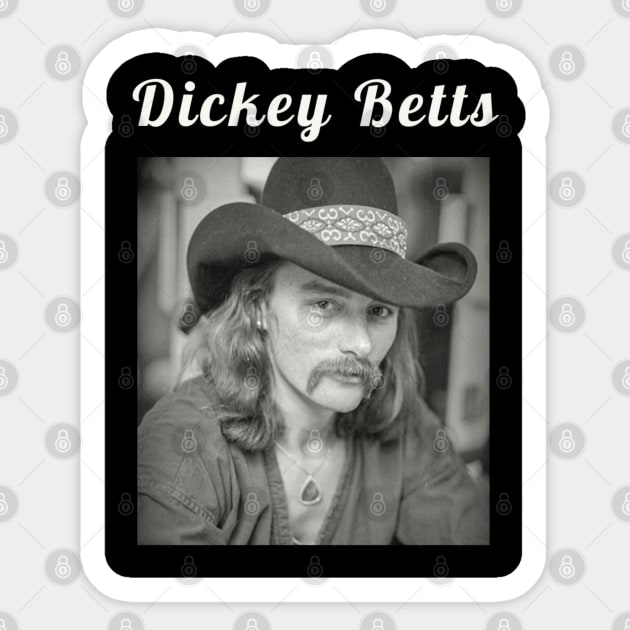 Dickey Betts / 1943 Sticker by DirtyChais